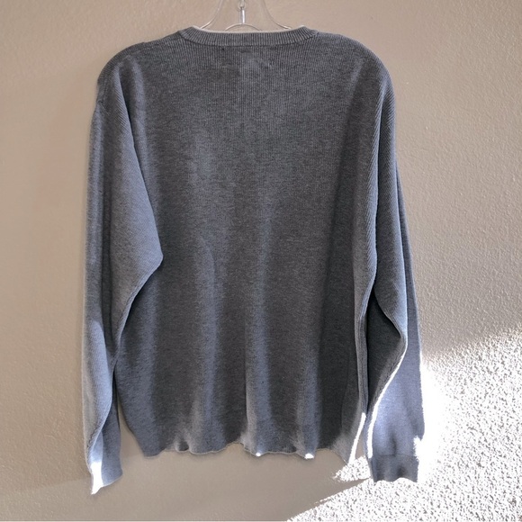 Eddie Bauer Golf Men’s EBTEK  Ribbed V-Neck Long Sleeve pullover Sweater Size M - Picture 2 of 11